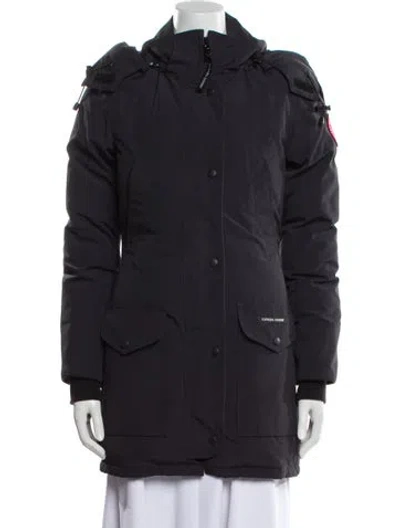Pre-owned Canada Goose Down Coat In Black