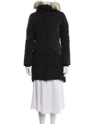 Pre-owned Canada Goose Down Coat In Black