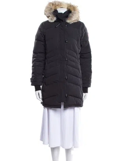 Pre-owned Canada Goose Down Coat In Black