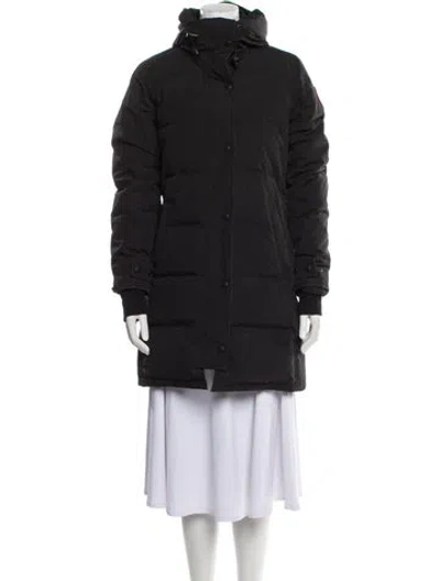 Pre-owned Canada Goose Down Coat In Black