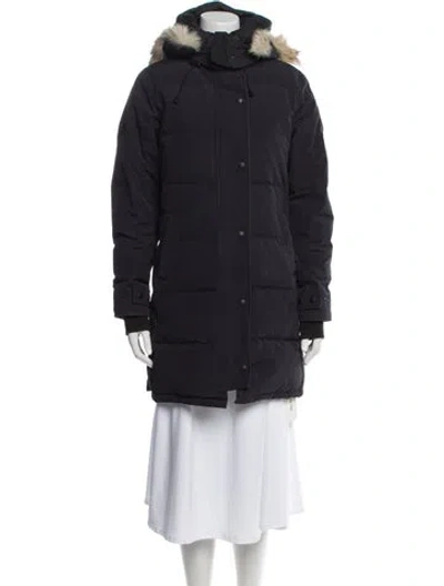 Pre-owned Canada Goose Down Coat In Black