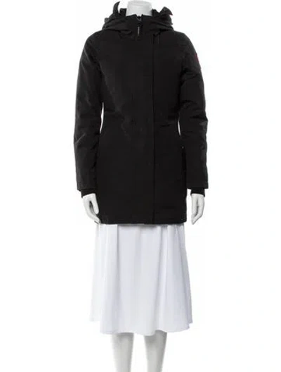 Pre-owned Canada Goose Down Coat In Black