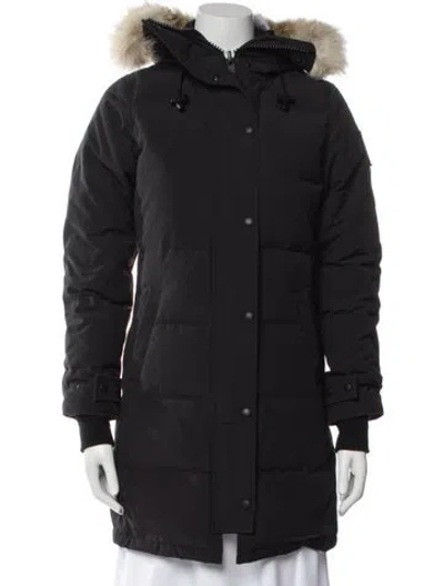 Pre-owned Canada Goose Down Coat In Black