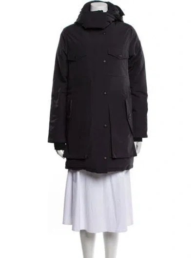 Pre-owned Canada Goose Down Coat In Black