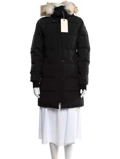 Pre-owned Canada Goose Down Coat In Black