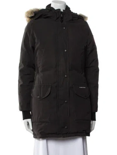 Pre-owned Canada Goose Down Coat In Black