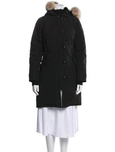 Pre-owned Canada Goose Down Coat In Black