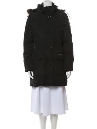 Pre-owned Canada Goose Down Coat In Black