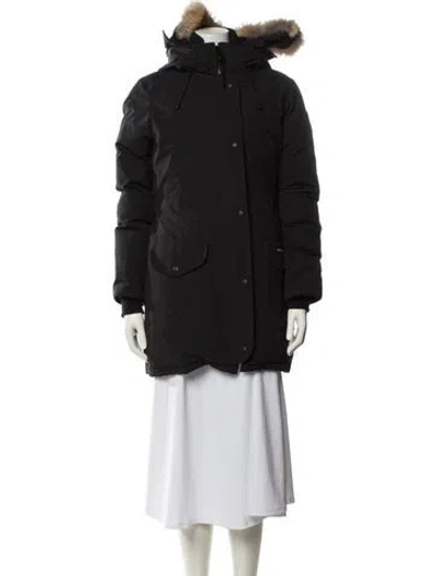 Pre-owned Canada Goose Down Coat In Black