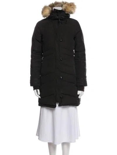 Pre-owned Canada Goose Down Coat In Black