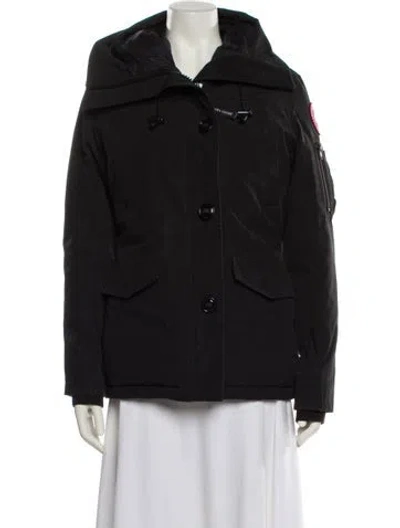 Pre-owned Canada Goose Down Coat In Black