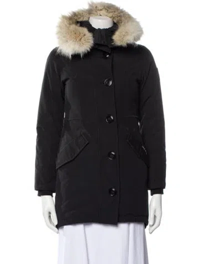 Pre-owned Canada Goose Down Coat In Black