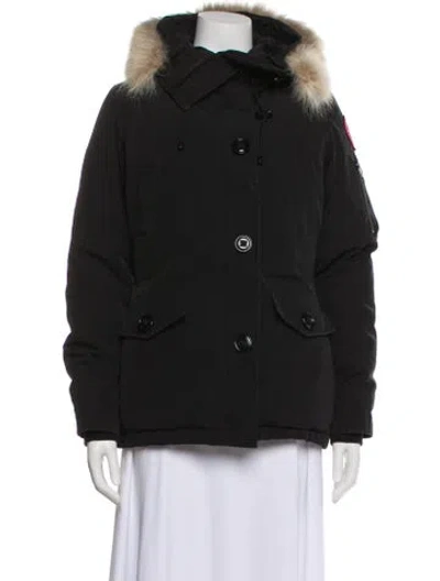 Pre-owned Canada Goose Down Coat In Black