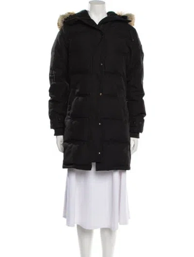 Pre-owned Canada Goose Down Coat In Black