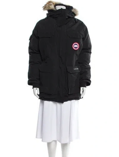 Pre-owned Canada Goose Down Coat In Black