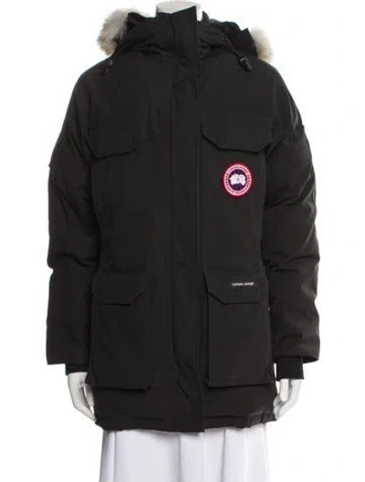 Pre-owned Canada Goose Down Coat In Black