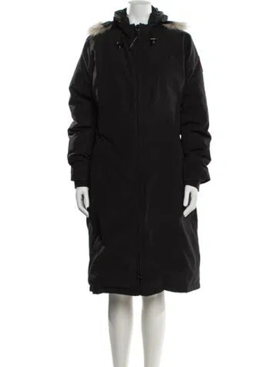 Pre-owned Canada Goose Down Coat In Black