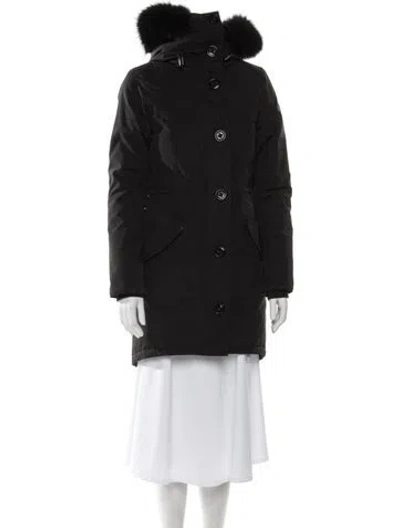 Pre-owned Canada Goose Down Coat In Black