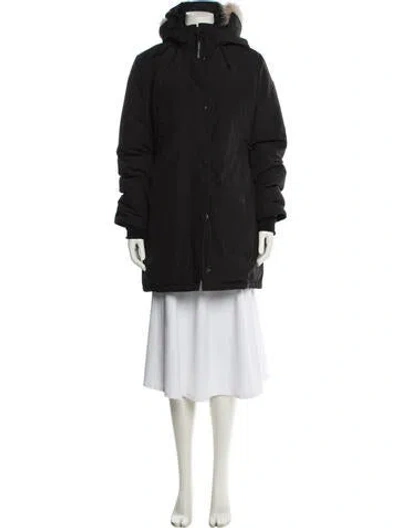 Pre-owned Canada Goose Down Coat In Black