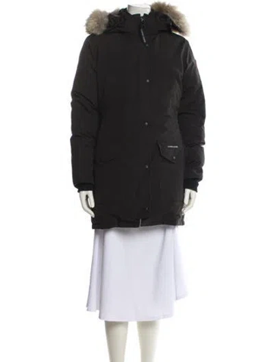 Pre-owned Canada Goose Down Coat In Black