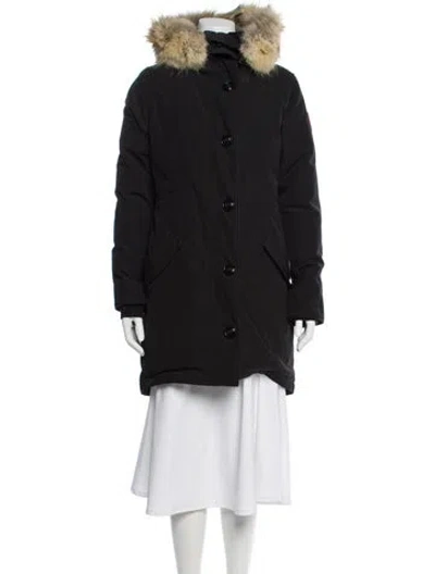 Pre-owned Canada Goose Down Coat In Black