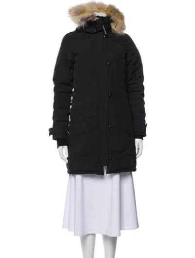 Pre-owned Canada Goose Down Coat In Black