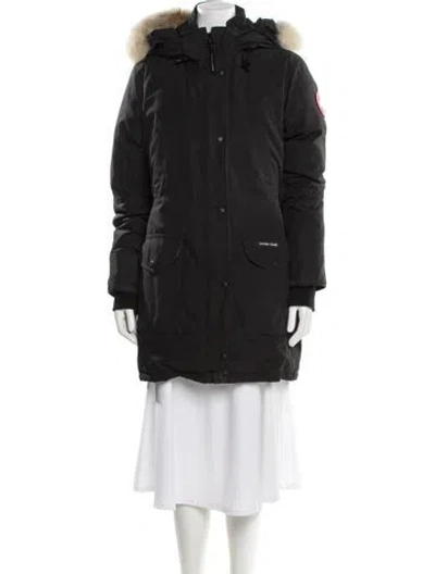 Pre-owned Canada Goose Down Coat In Black