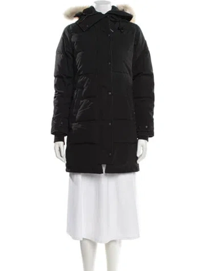 Pre-owned Canada Goose Down Coat In Black