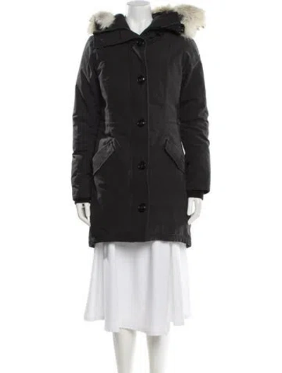 Pre-owned Canada Goose Down Coat In Black