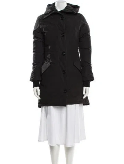 Pre-owned Canada Goose Down Coat In Black