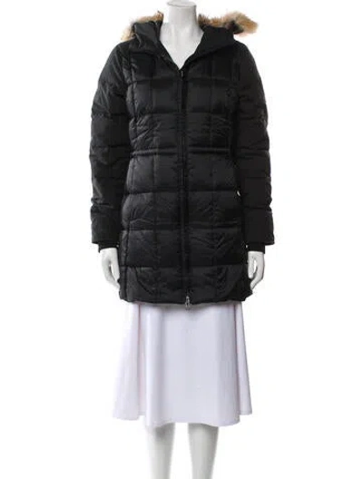 Pre-owned Canada Goose Down Coat In Black