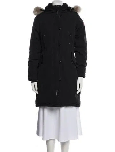 Pre-owned Canada Goose Down Coat In Black