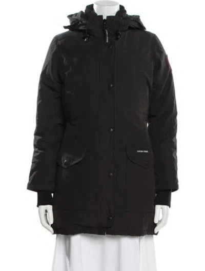 Pre-owned Canada Goose Down Coat In Black
