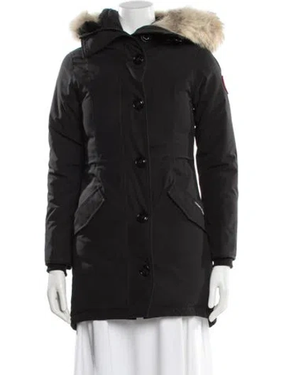 Pre-owned Canada Goose Down Coat In Black