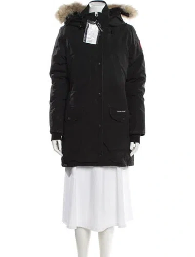 Pre-owned Canada Goose Down Coat In Black