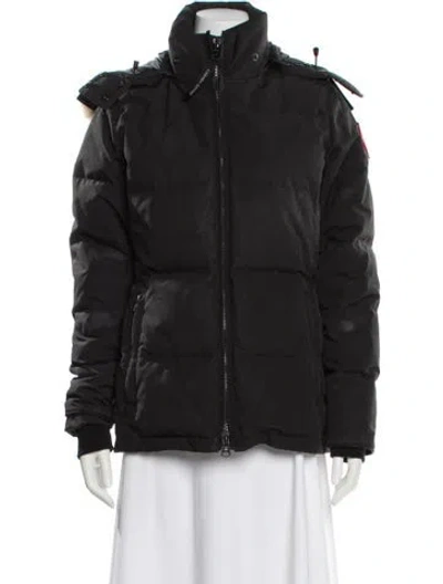Pre-owned Canada Goose Down Coat In Black