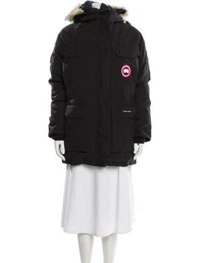 Pre-owned Canada Goose Down Coat In Black