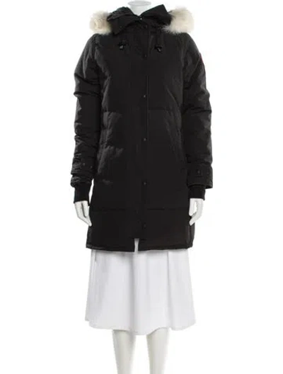 Pre-owned Canada Goose Down Coat In Black