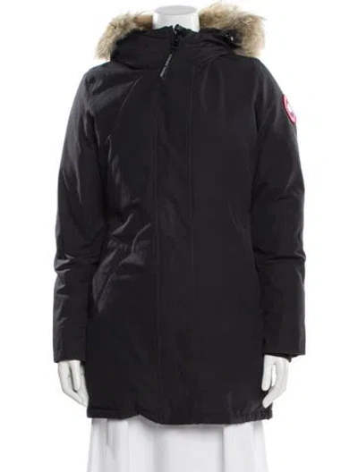 Pre-owned Canada Goose Down Coat In Black