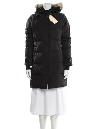Pre-owned Canada Goose Down Coat In Black