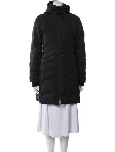 Pre-owned Canada Goose Down Coat In Black