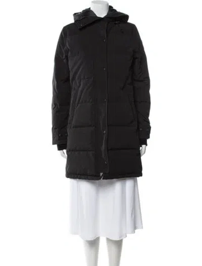 Pre-owned Canada Goose Down Coat In Black