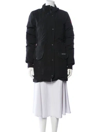 Pre-owned Canada Goose Down Coat In Black