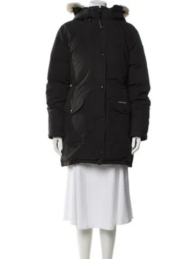Pre-owned Canada Goose Down Coat In Black