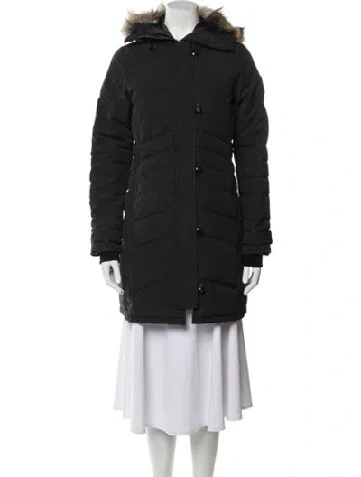 Pre-owned Canada Goose Down Coat In Black