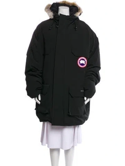 Pre-owned Canada Goose Down Coat In Black