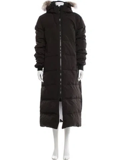 Pre-owned Canada Goose Down Coat In Black