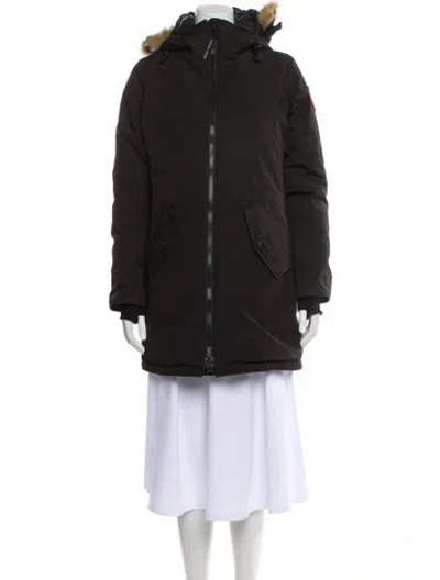 Pre-owned Canada Goose Down Coat In Black