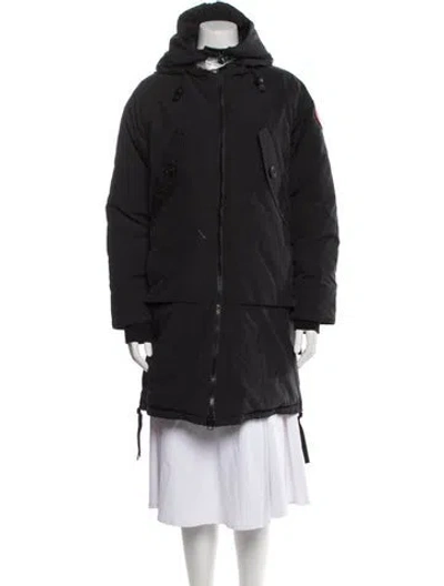 Pre-owned Canada Goose Down Coat In Black