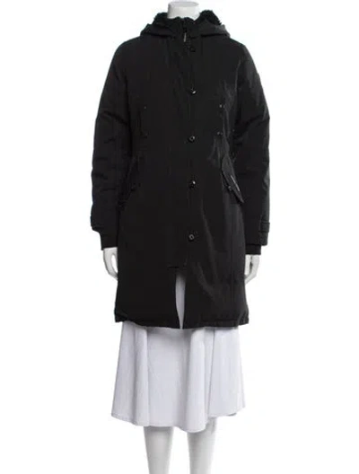 Pre-owned Canada Goose Down Coat In Black